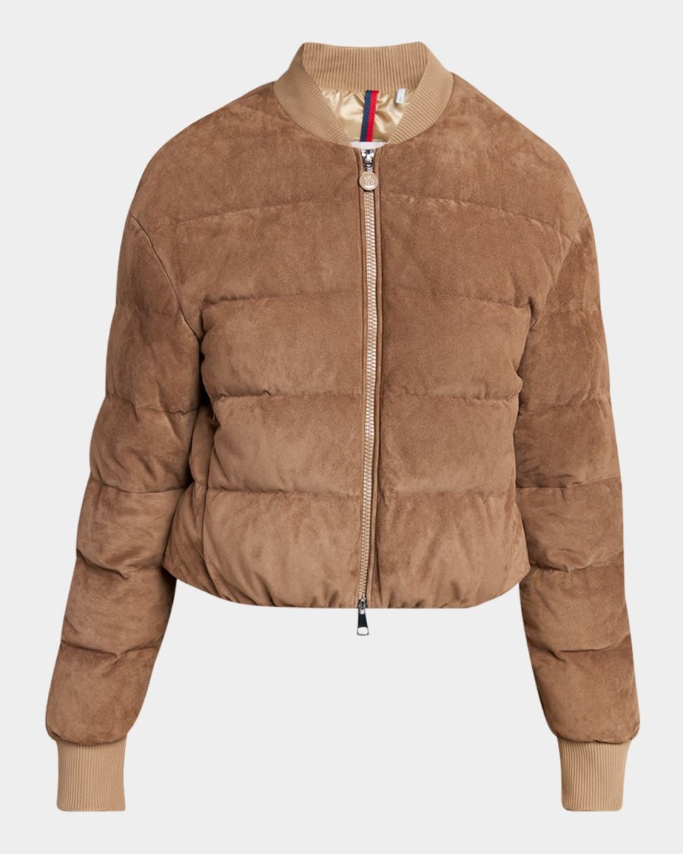 Pollet Suede Bomber Jacket